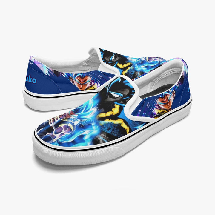 Dragonball Z Gogeta Slip Ons Anime Shoes _ Dragonball Z _ Ayuko