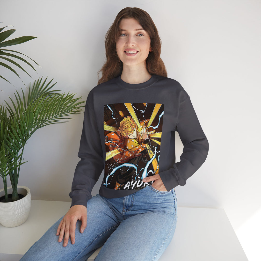 Zenitsu Breath of Thunder Ayuko Anime Sweatshirt