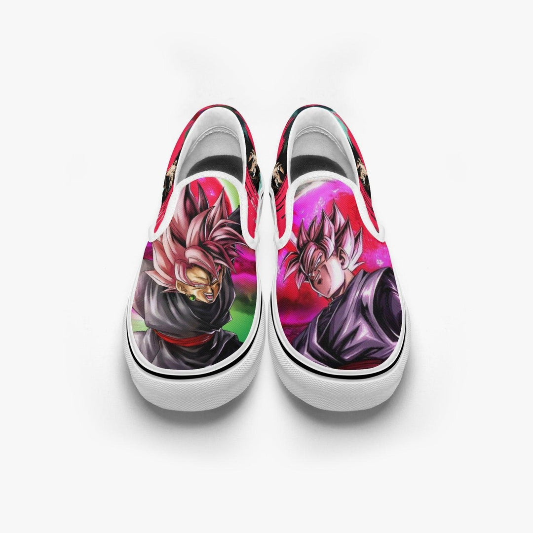 Dragonball Z Goku Black Slip Ons Anime Shoes _ Dragonball Z _ Ayuko