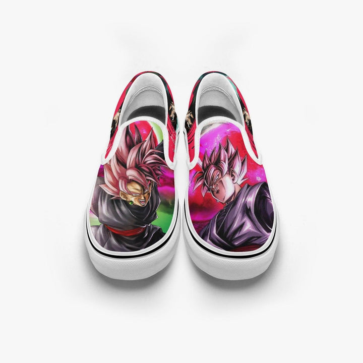 Dragonball Z Goku Black Slip Ons Anime Shoes _ Dragonball Z _ Ayuko