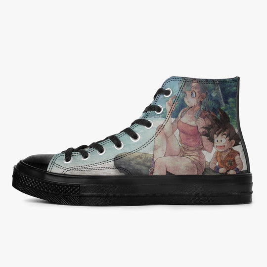 Dragonball Z Bulma and Goku A-Star High Anime Shoes _ Dragonball Z _ Ayuko