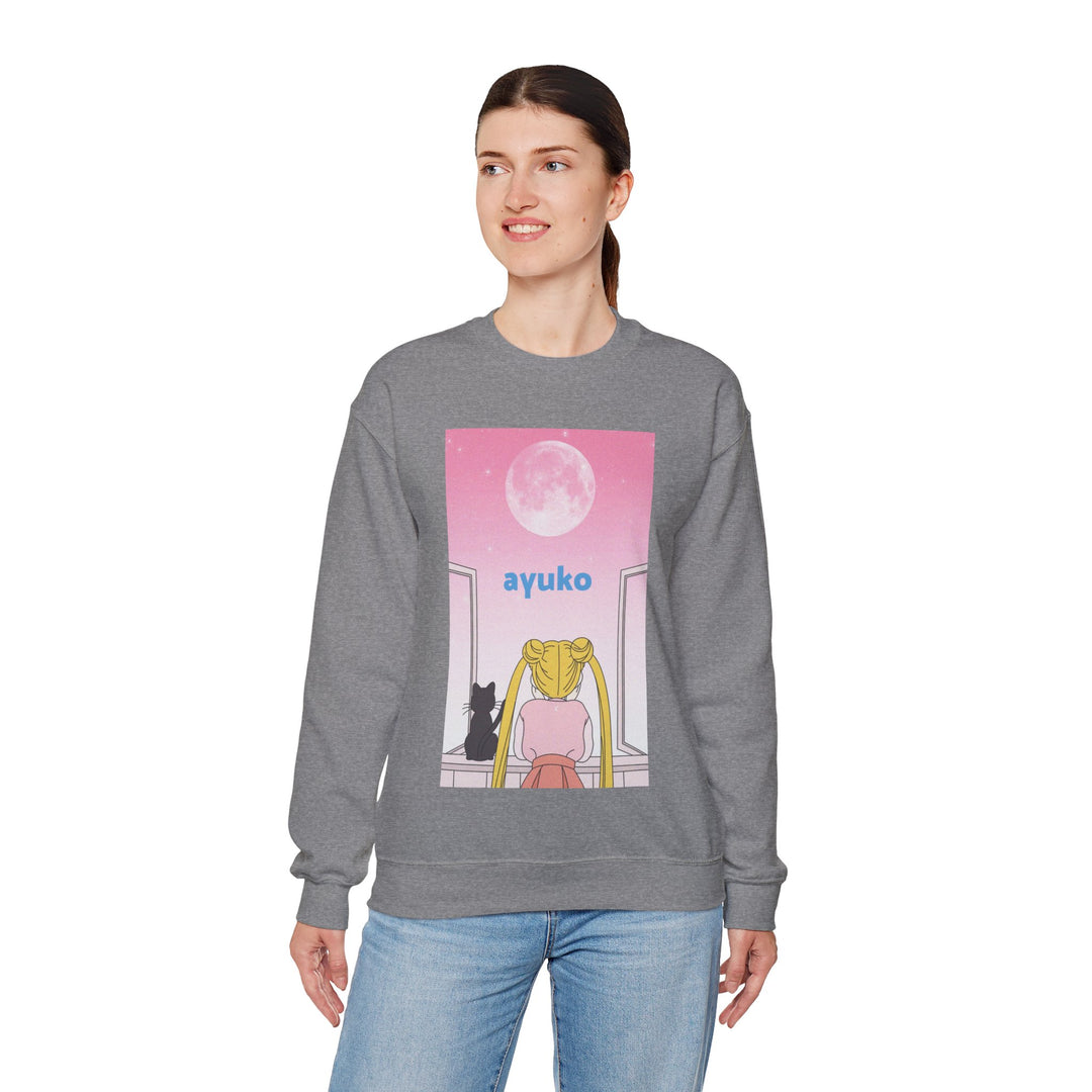 Sailor moon Unisex Heavy Blend Crewneck Sweatshirt