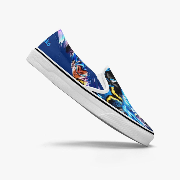 Dragonball Z Gogeta Slip Ons Anime Shoes _ Dragonball Z _ Ayuko