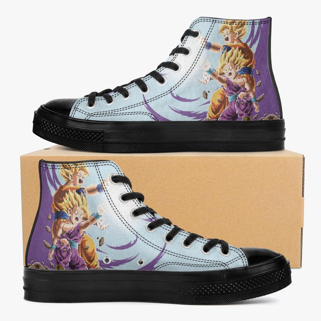 Dragonball Z Goku and Gohan A-Star High Anime Shoes _ Dragonball Z _ Ayuko