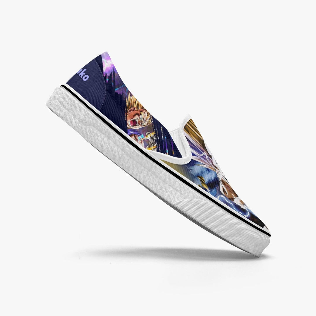 Dragonball Z Majim Vegeta Slip Ons Anime Shoes _ Dragonball Z _ Ayuko