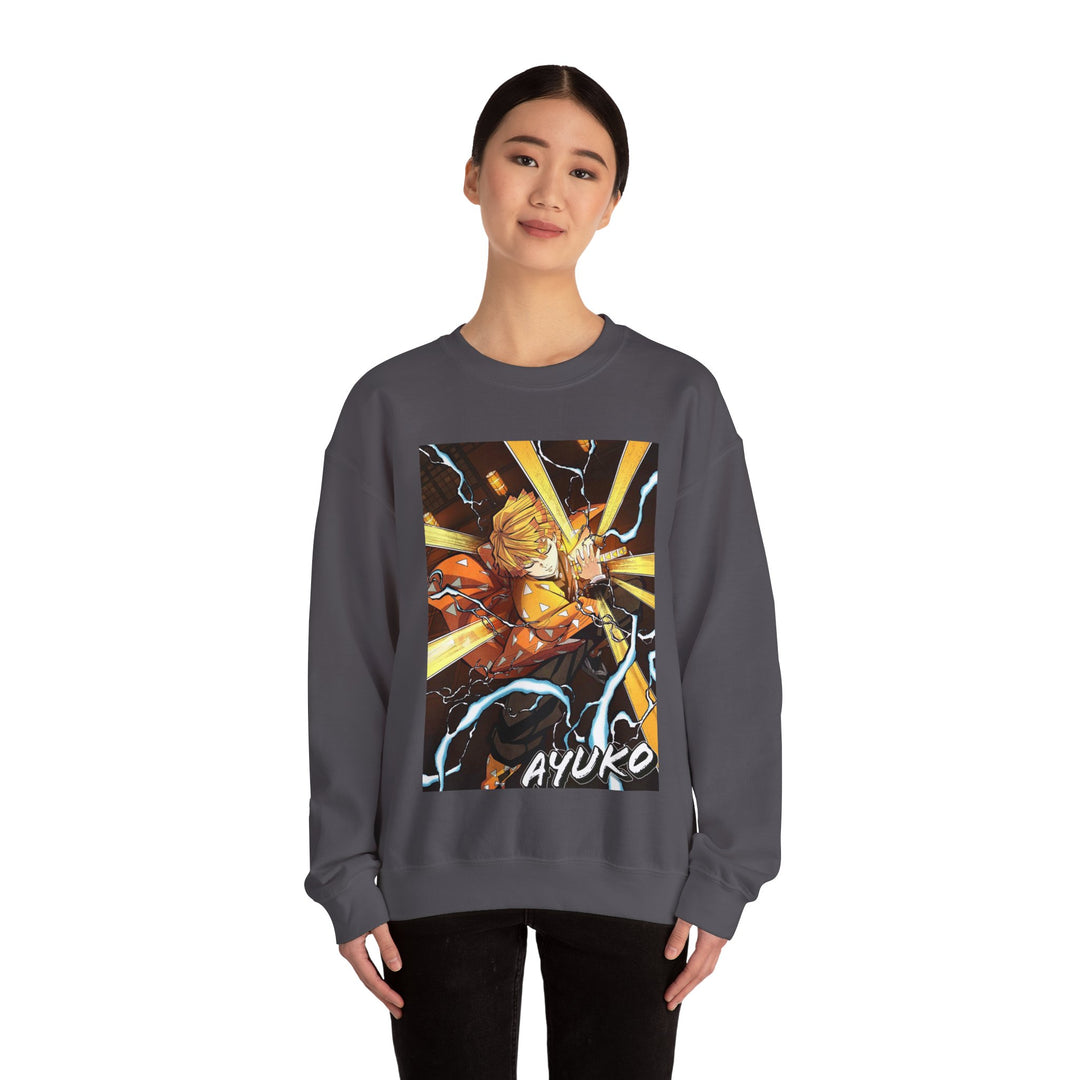 Zenitsu Breath of Thunder Ayuko Anime Sweatshirt