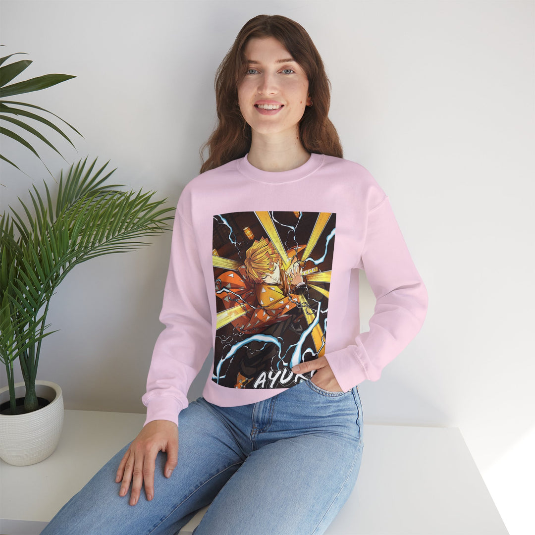 Zenitsu Breath of Thunder Ayuko Anime Sweatshirt