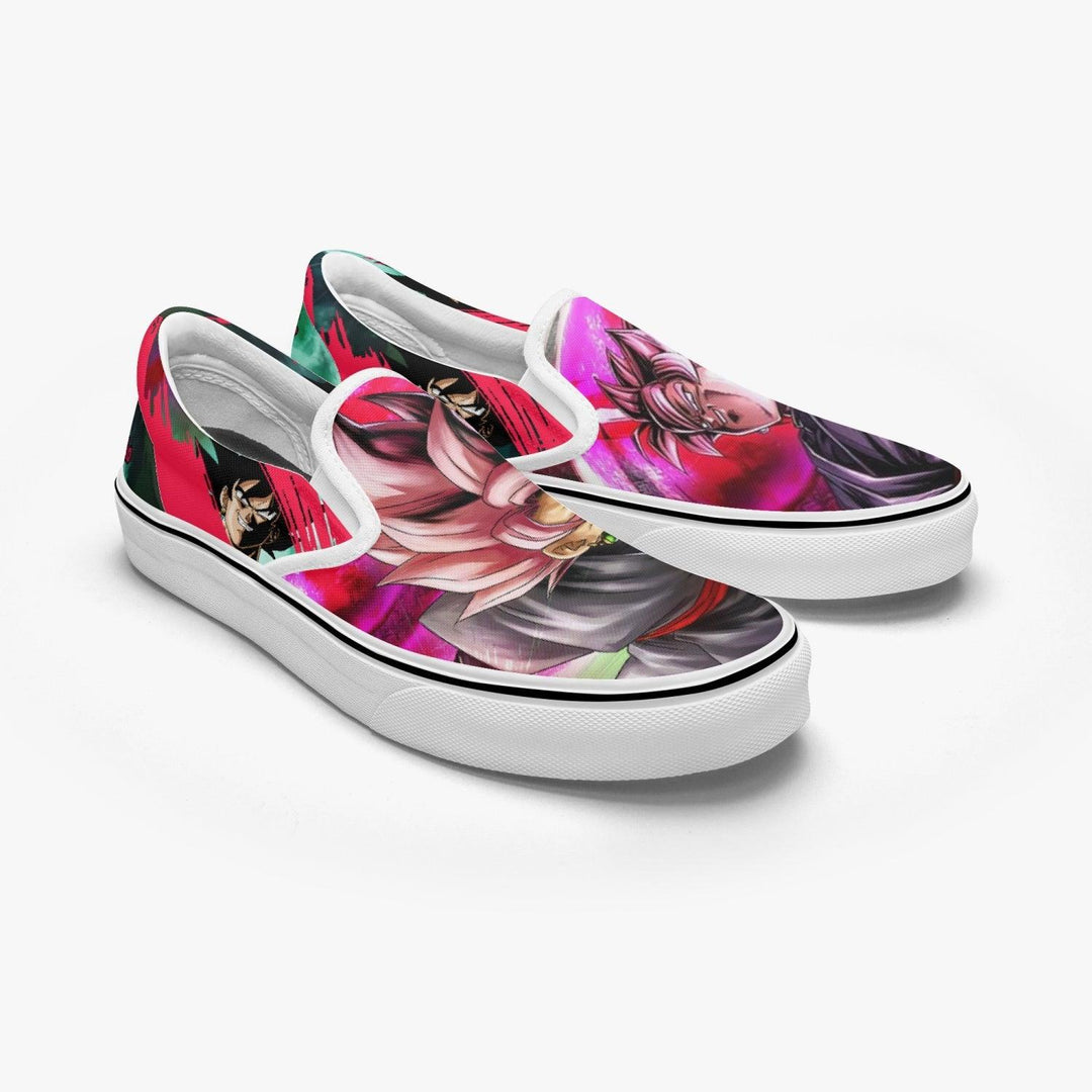 Dragonball Z Goku Black Slip Ons Anime Shoes _ Dragonball Z _ Ayuko