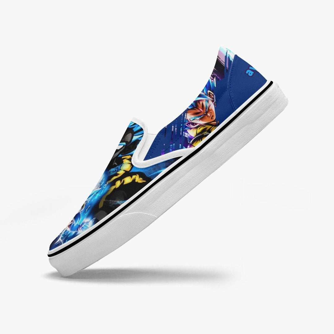 Dragonball Z Gogeta Slip Ons Anime Shoes _ Dragonball Z _ Ayuko