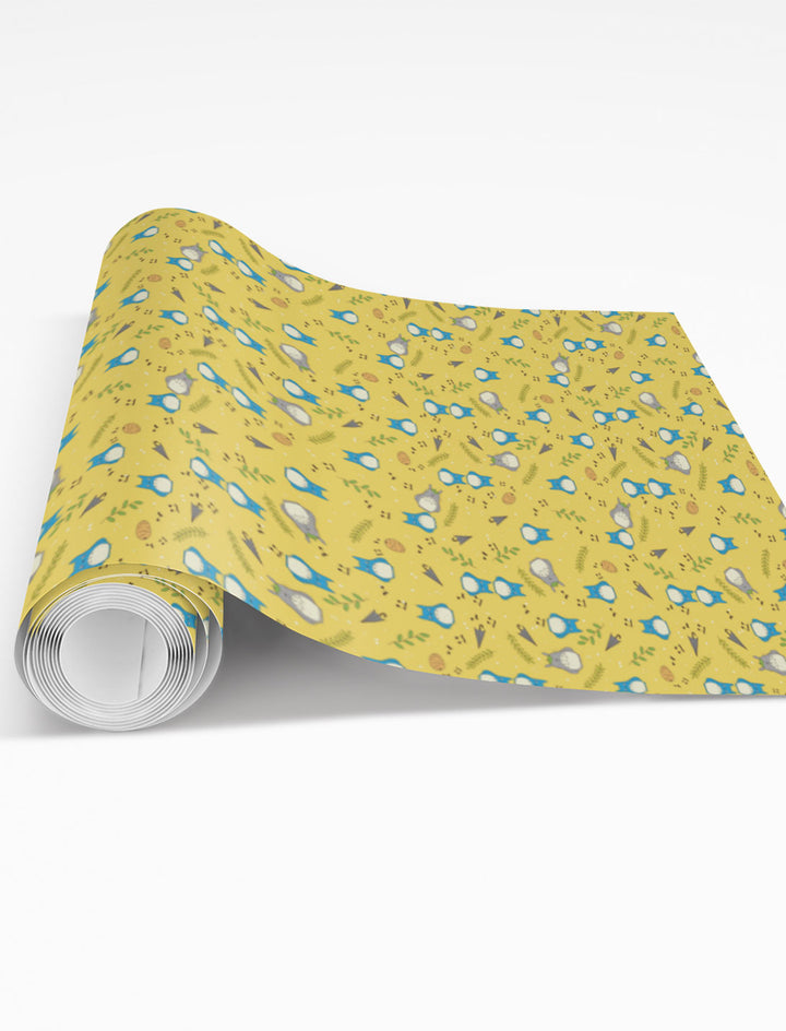 My Neighbor Totoro Yellow Wrapping Paper