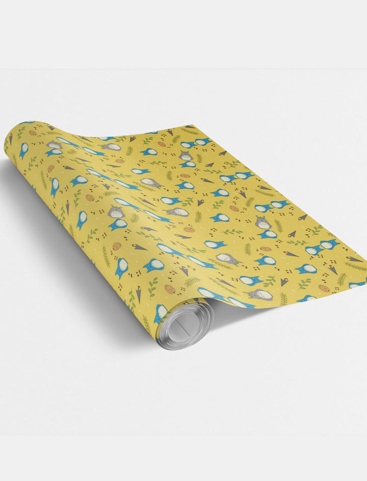 My Neighbor Totoro Yellow Wrapping Paper