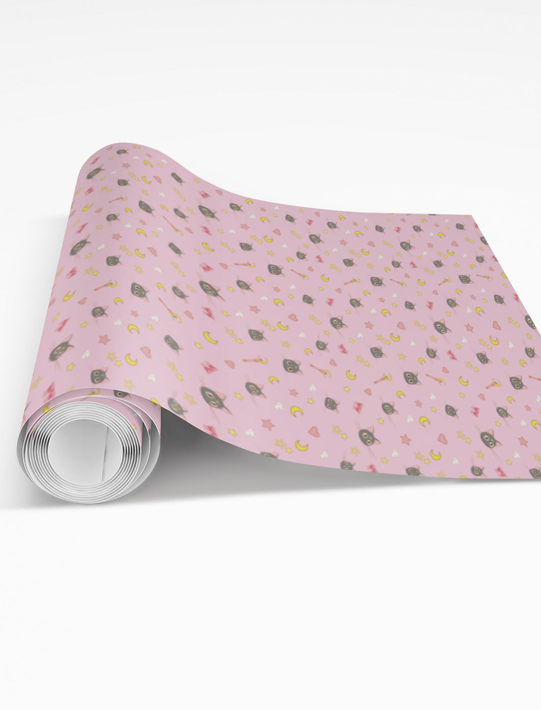 Sailor Moon Luna Pink Wrapping Paper