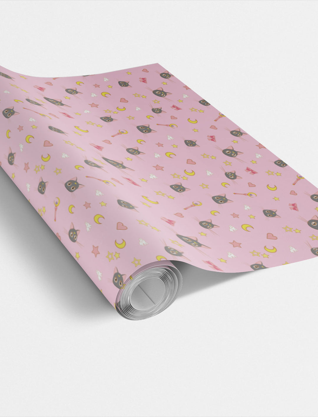 Sailor Moon Luna Pink Wrapping Paper