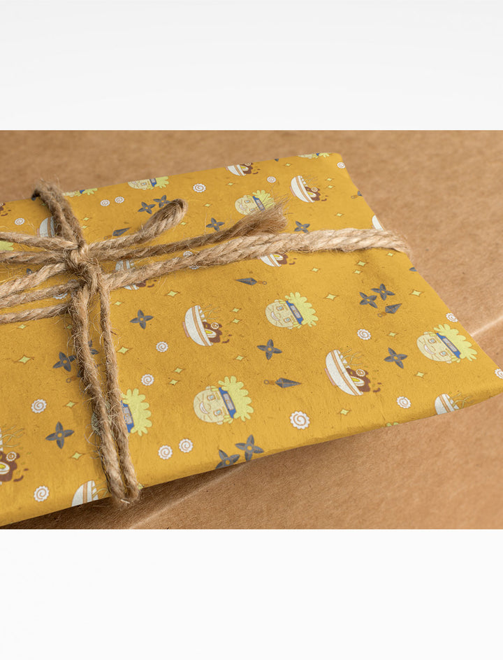 Naruto Uzumaki Orange Wrapping Paper