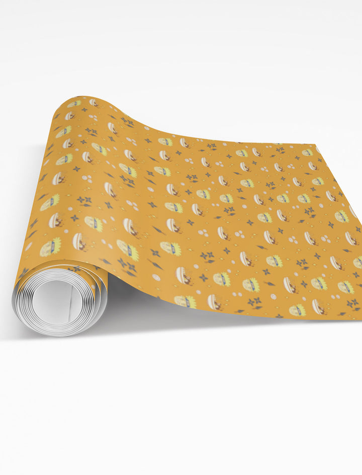 Naruto Uzumaki Orange Wrapping Paper