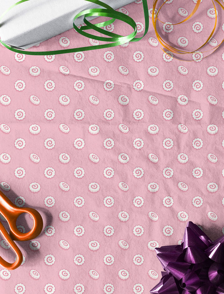 Narutomaki Pink Wrapping Paper