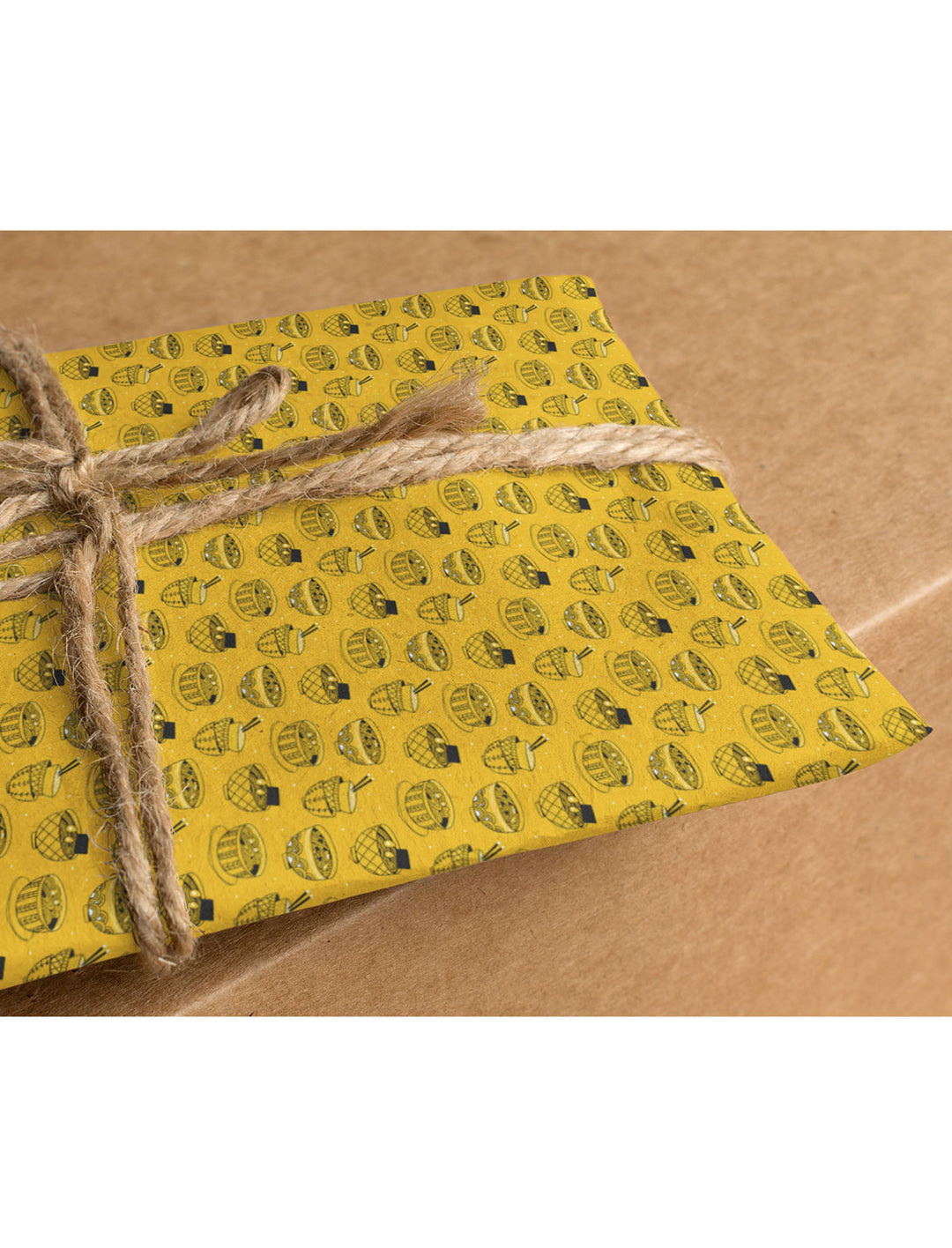 Noodle Ramen Yellow Wrapping Paper