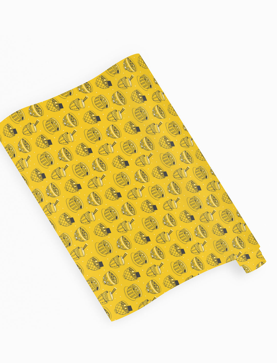 Noodle Ramen Yellow Wrapping Paper