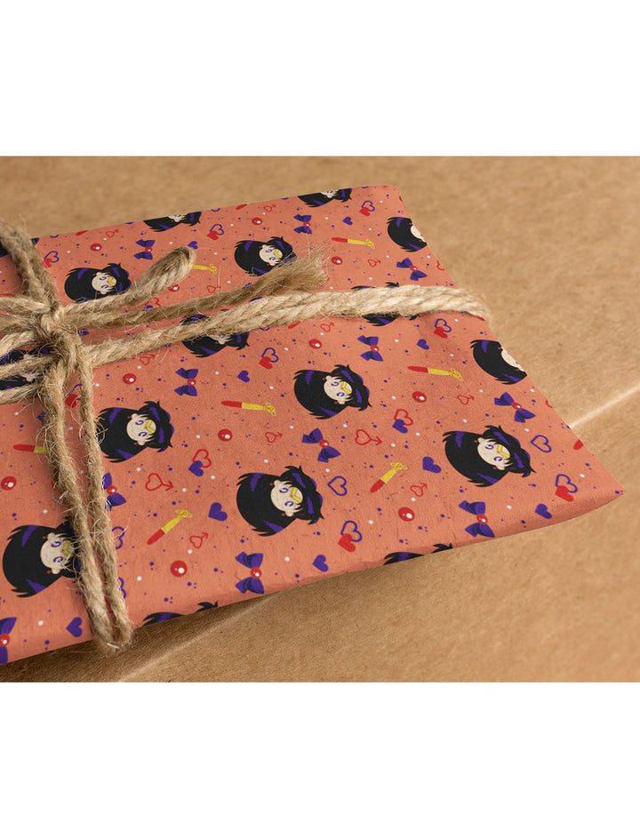 Sailor Moon Sailor Mars Red Wrapping Paper