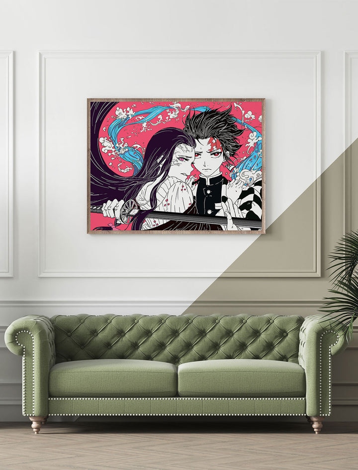 Tanjiro & Nezuko Poster