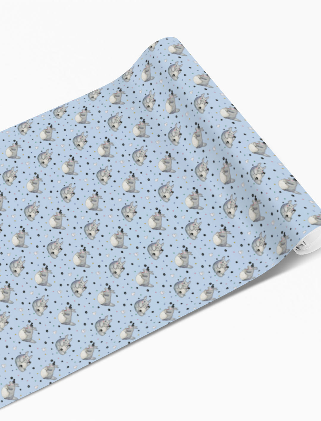 Blue Totoro Wrapping Paper