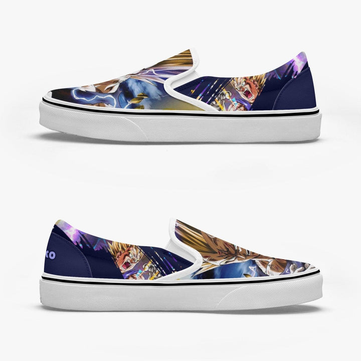 Dragonball Z Majim Vegeta Slip Ons Anime Shoes _ Dragonball Z _ Ayuko