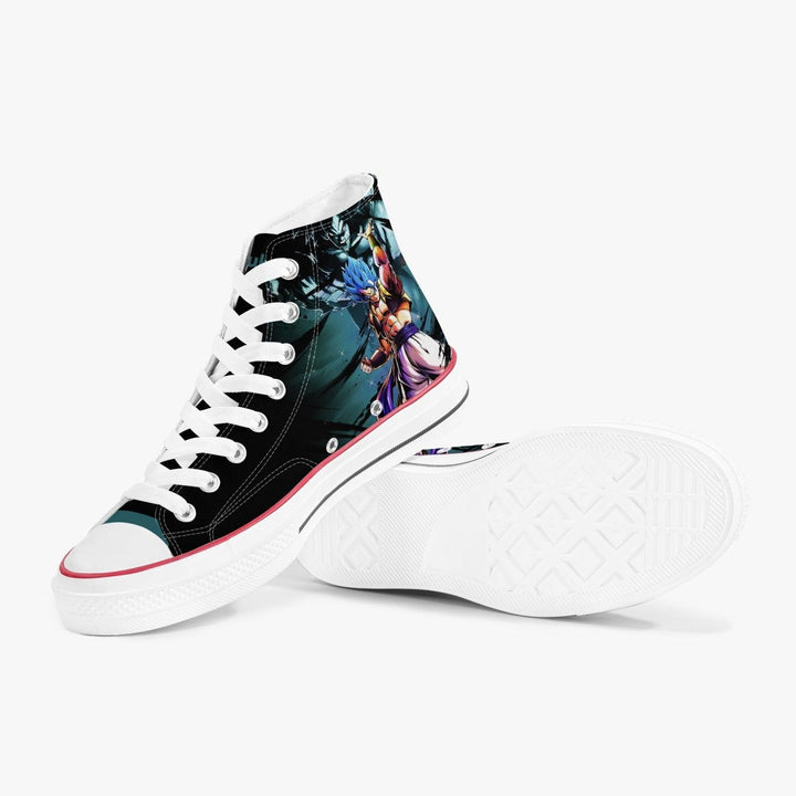 Dragonball Z Gogeta A-Star High White Anime Shoes _ Dragonball Z _ Ayuko