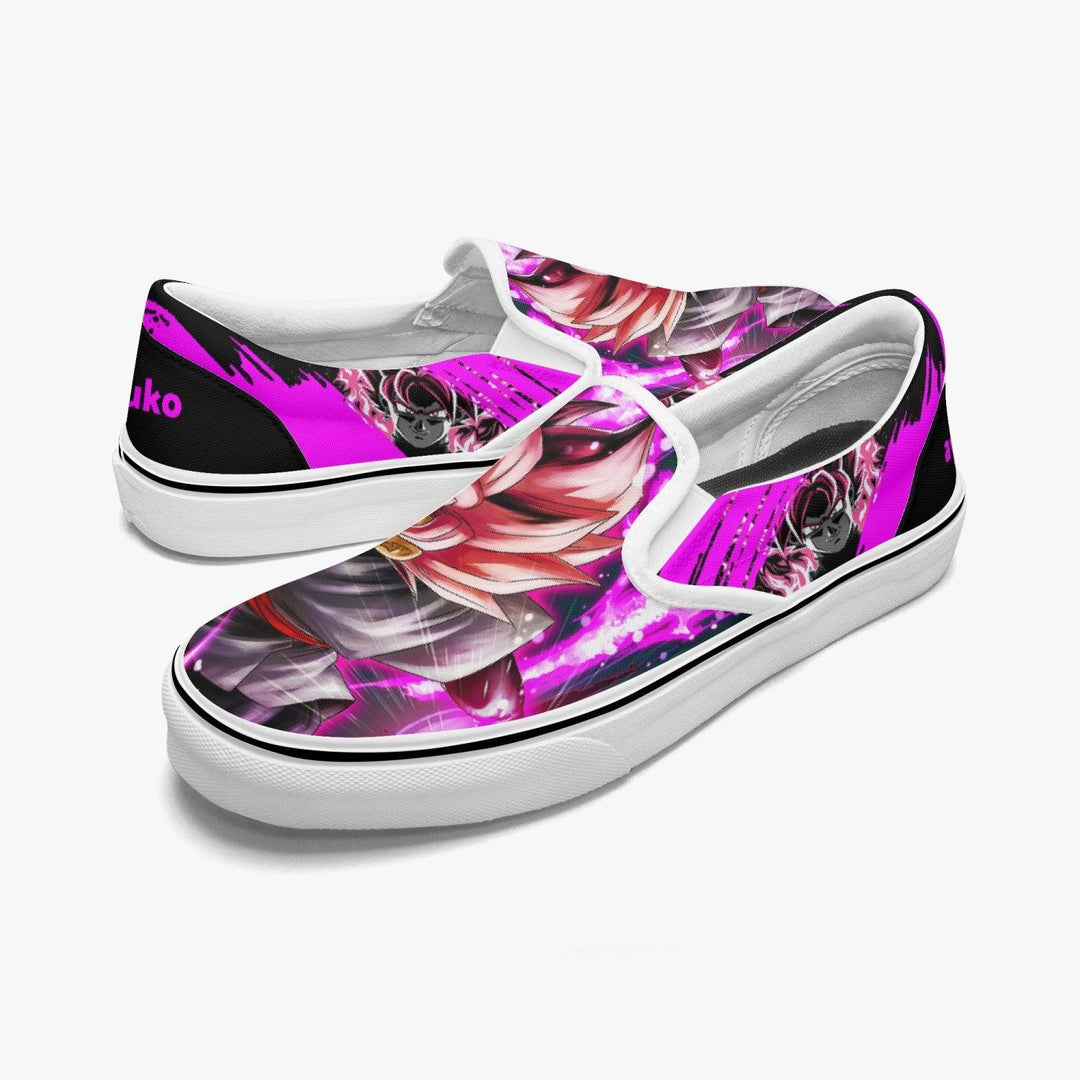 Dragonball Z Goku Black Power Slip Ons Anime Shoes _ Dragonball Z _ Ayuko