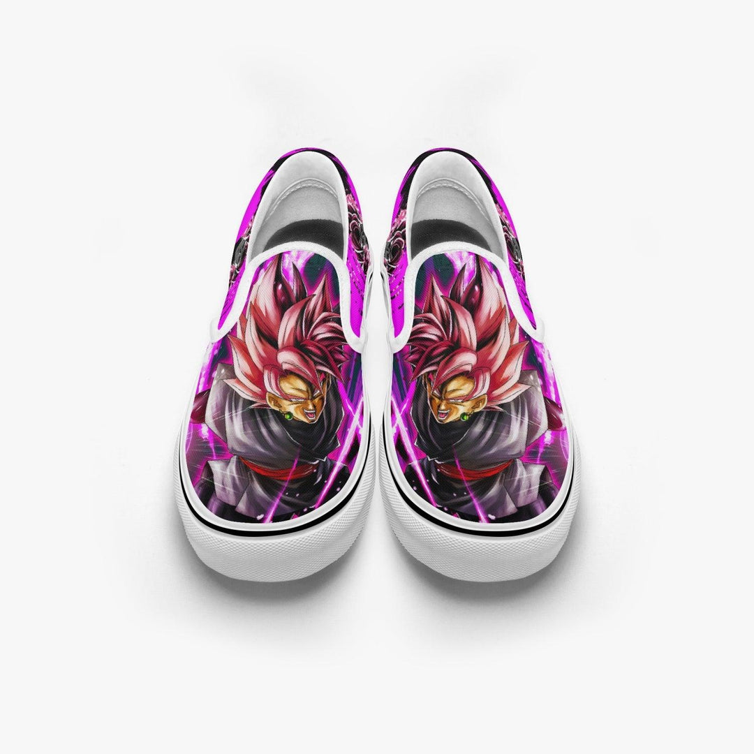 Dragonball Z Goku Black Power Slip Ons Anime Shoes _ Dragonball Z _ Ayuko