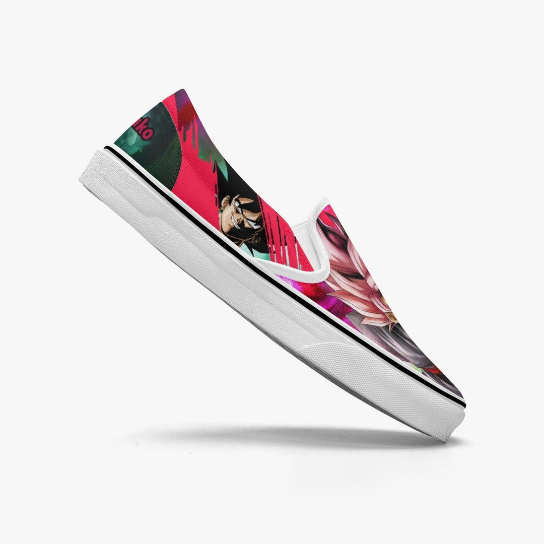 Dragonball Z Goku Black Slip Ons Anime Shoes _ Dragonball Z _ Ayuko