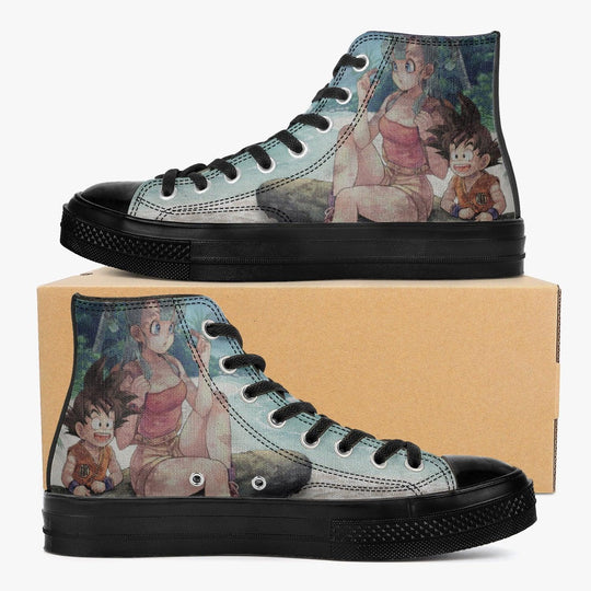 Dragonball Z Bulma and Goku A-Star High Anime Shoes _ Dragonball Z _ Ayuko