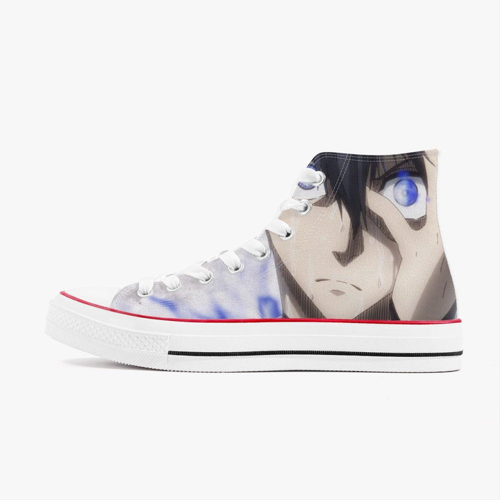 Blue Lock Yoichi Isagi A-Star High White Anime Shoes _ Blue Lock _ Ayuko