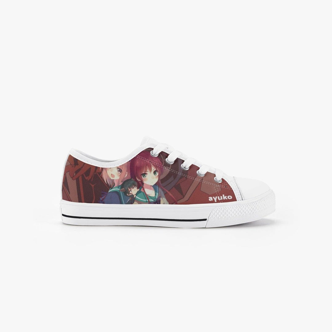 The Devil Is a Part-Timer! Chiho Sasaki Kids A-Star Low Anime Shoes _ The Devil Is a Part-Timer! _ Ayuko