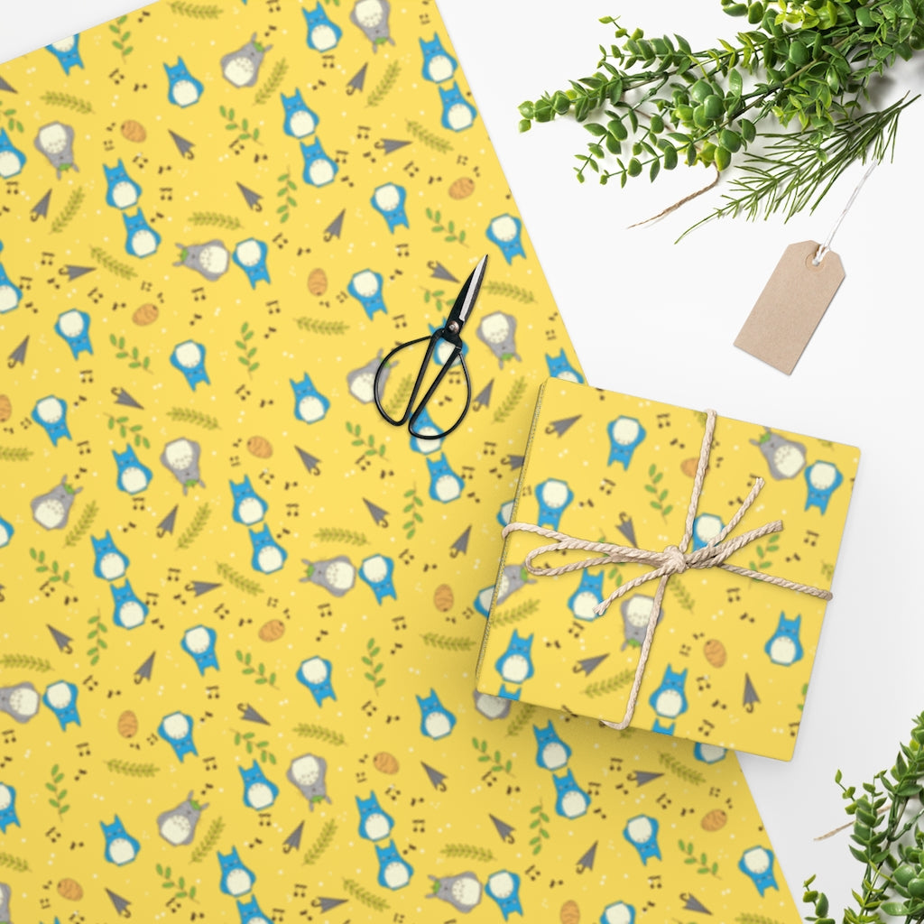 My Neighbor Totoro Yellow Wrapping Paper