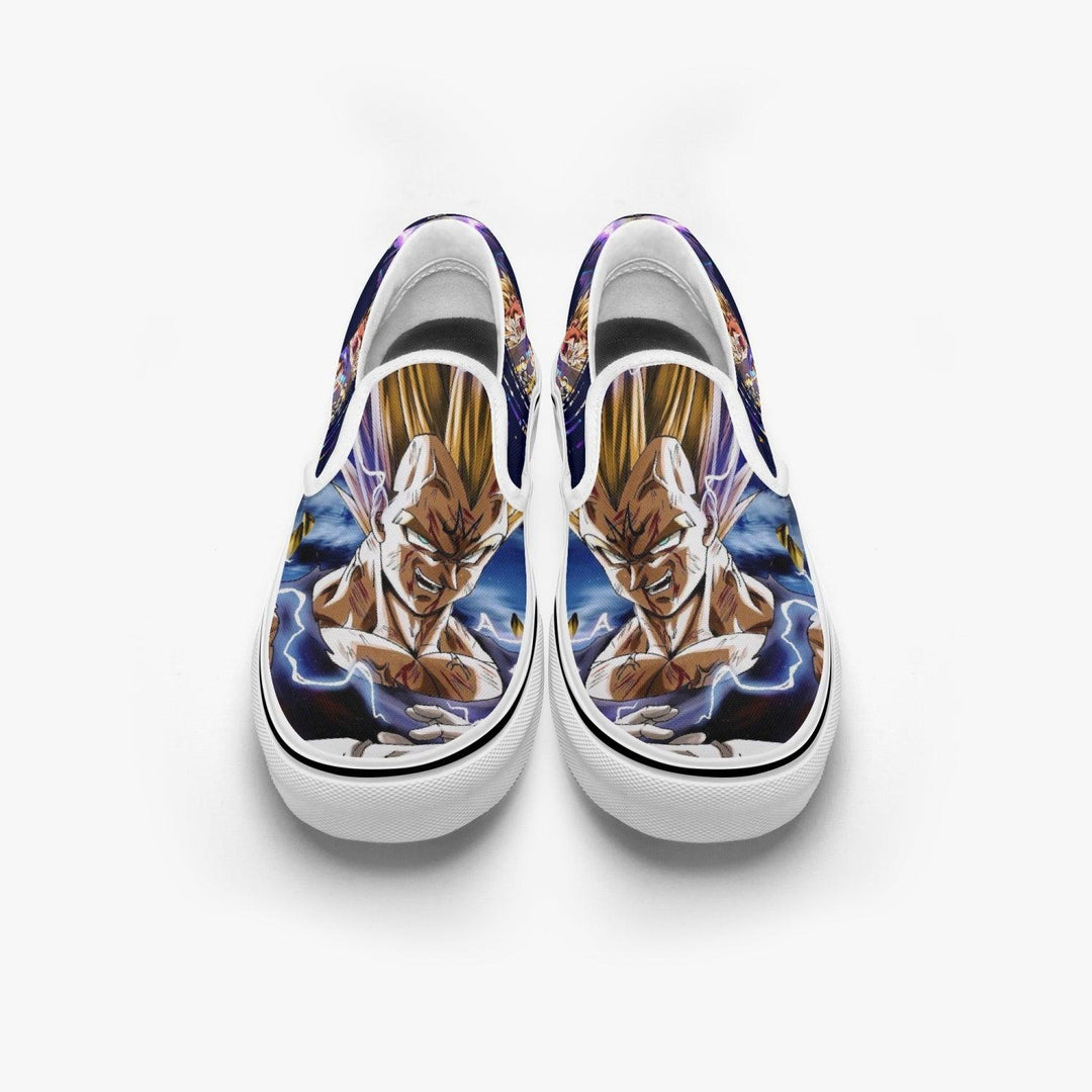 Dragonball Z Majim Vegeta Slip Ons Anime Shoes _ Dragonball Z _ Ayuko