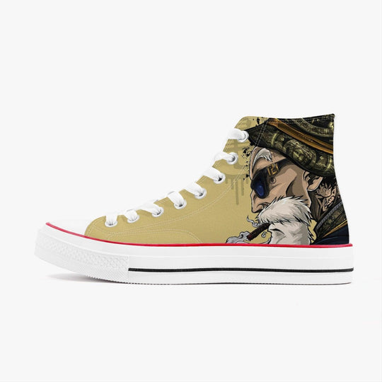 Dragonball Z Master Roshi A-Star High White Anime Shoes _ Dragonball Z _ Ayuko