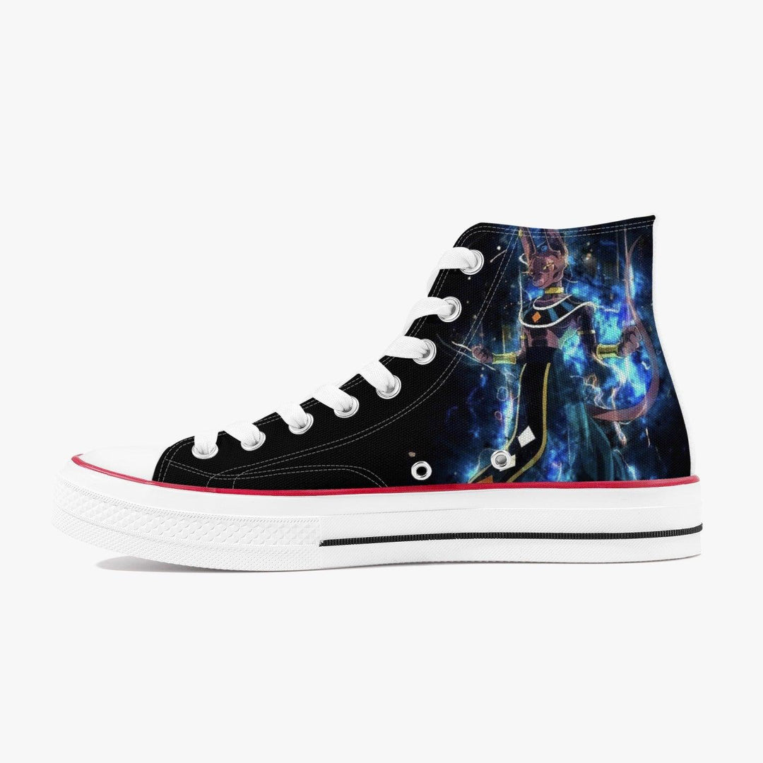 Dragonball Z Beerus A-Star High White Anime Shoes _ Dragonball Z _ Ayuko