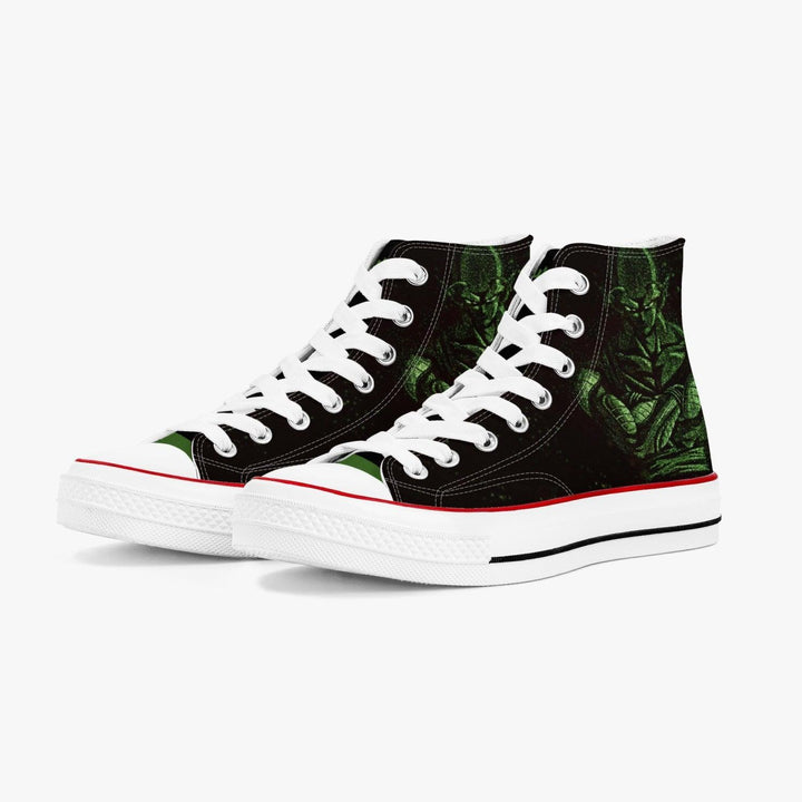 Dragonball Z Piccolo A-Star High White Anime Shoes _ Dragonball Z _ Ayuko