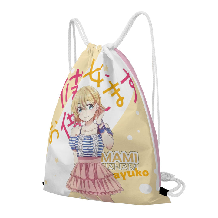 Rent-A-Girlfriend Anime Drawstring Bag