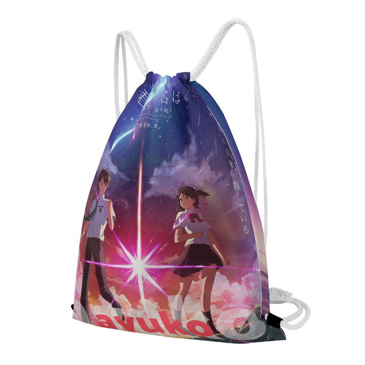 Kimi no Na wa Anime Drawstring Bag