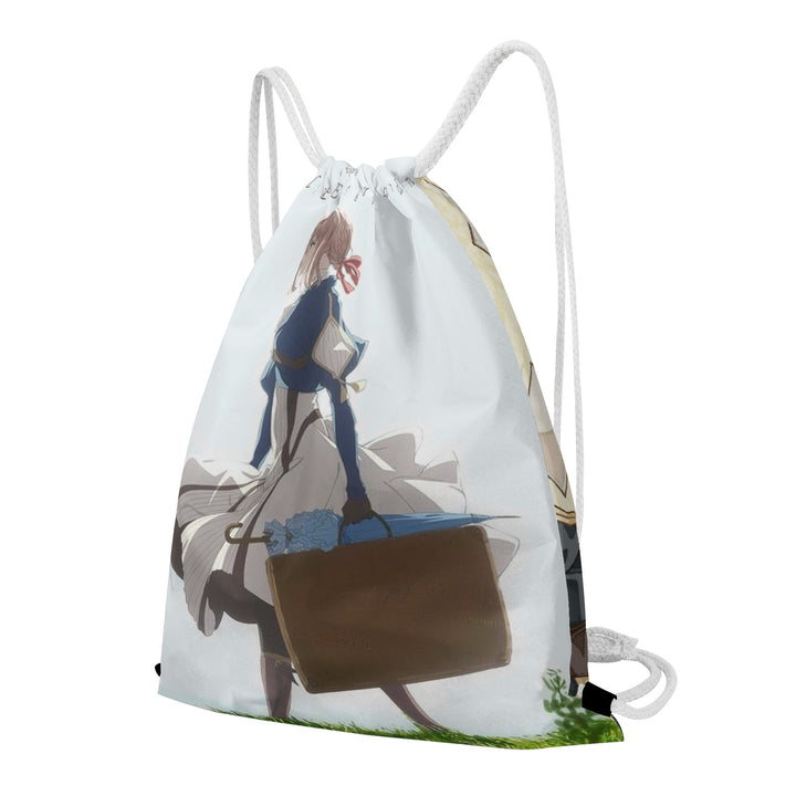 Violet Evergarden Anime Drawstring Bag