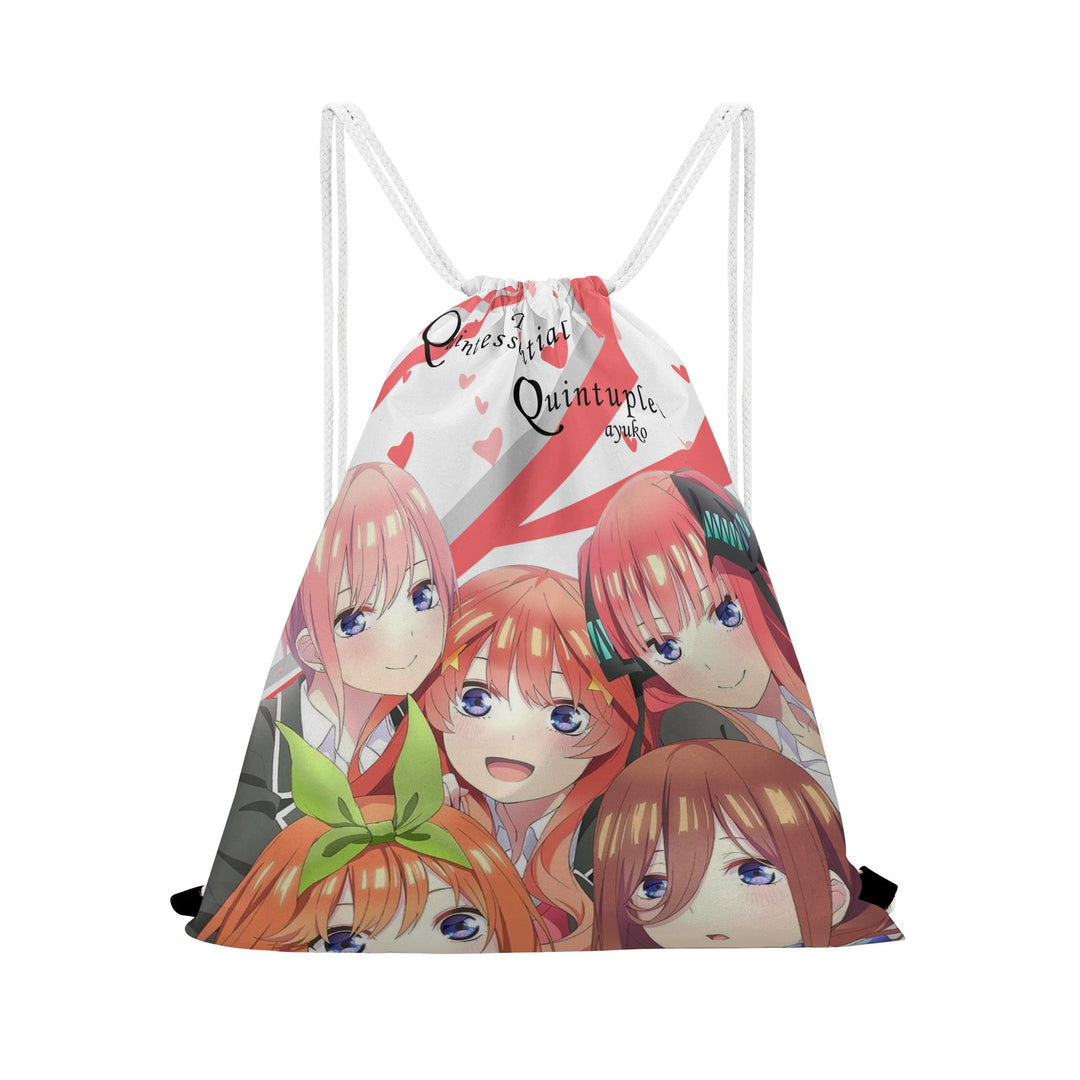 The Quintessential Quintuplets Anime Drawstring Bag