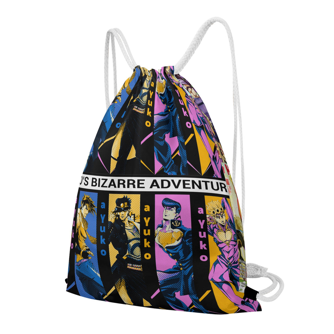 JoJo's Bizarre Adventure Anime Drawstring Bag