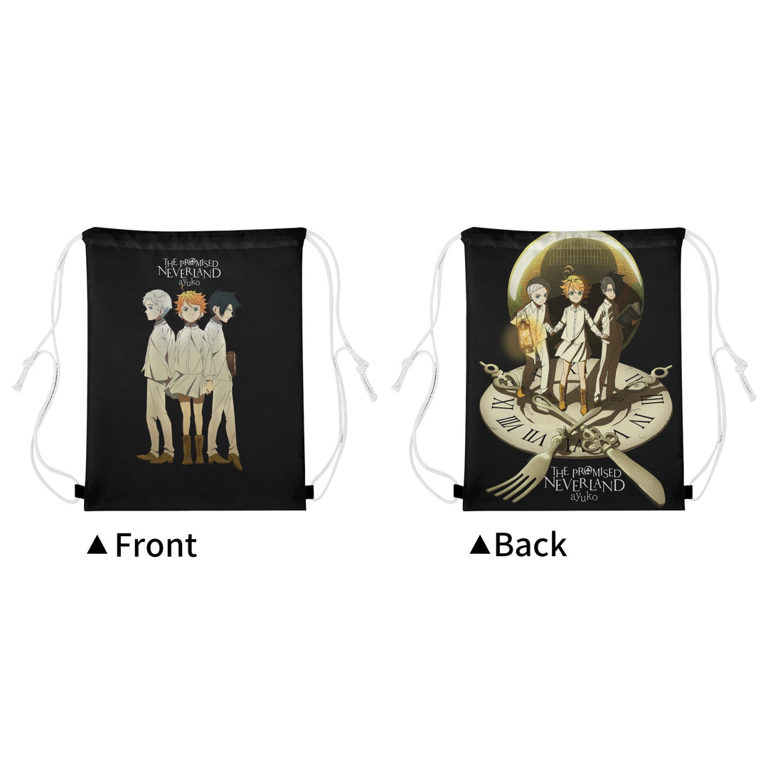 The Promised Neverland Anime Drawstring Bag