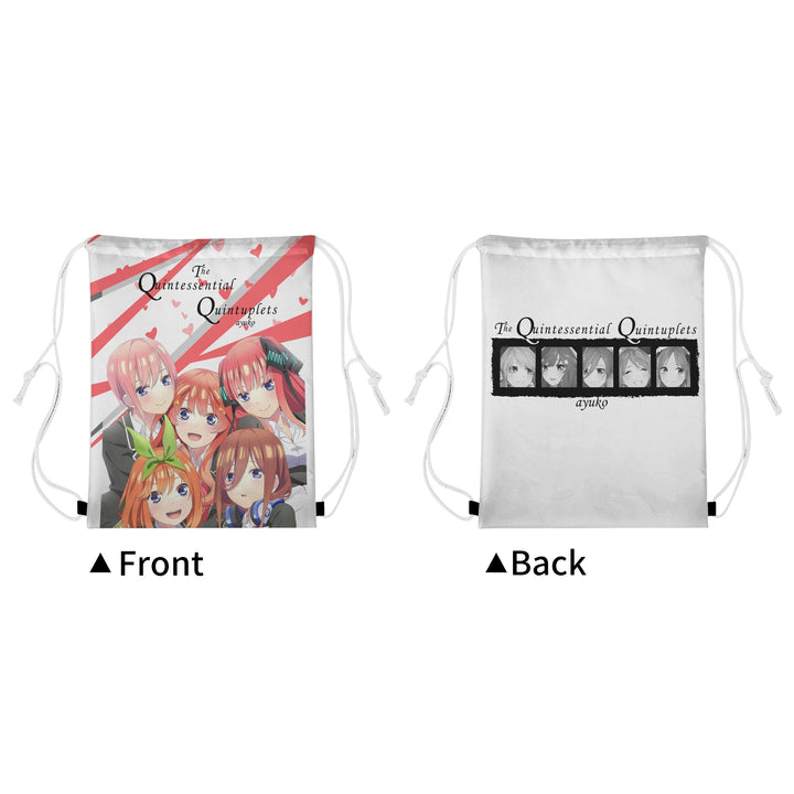 The Quintessential Quintuplets Anime Drawstring Bag