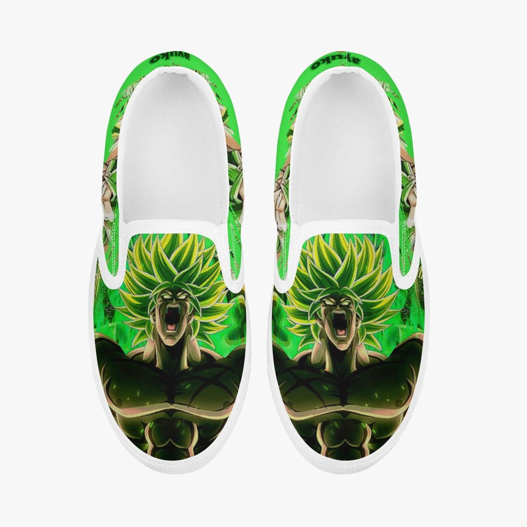 Dragonball Z Broly Kids Slipons Anime Shoes _ Dragonball Z _ Ayuko