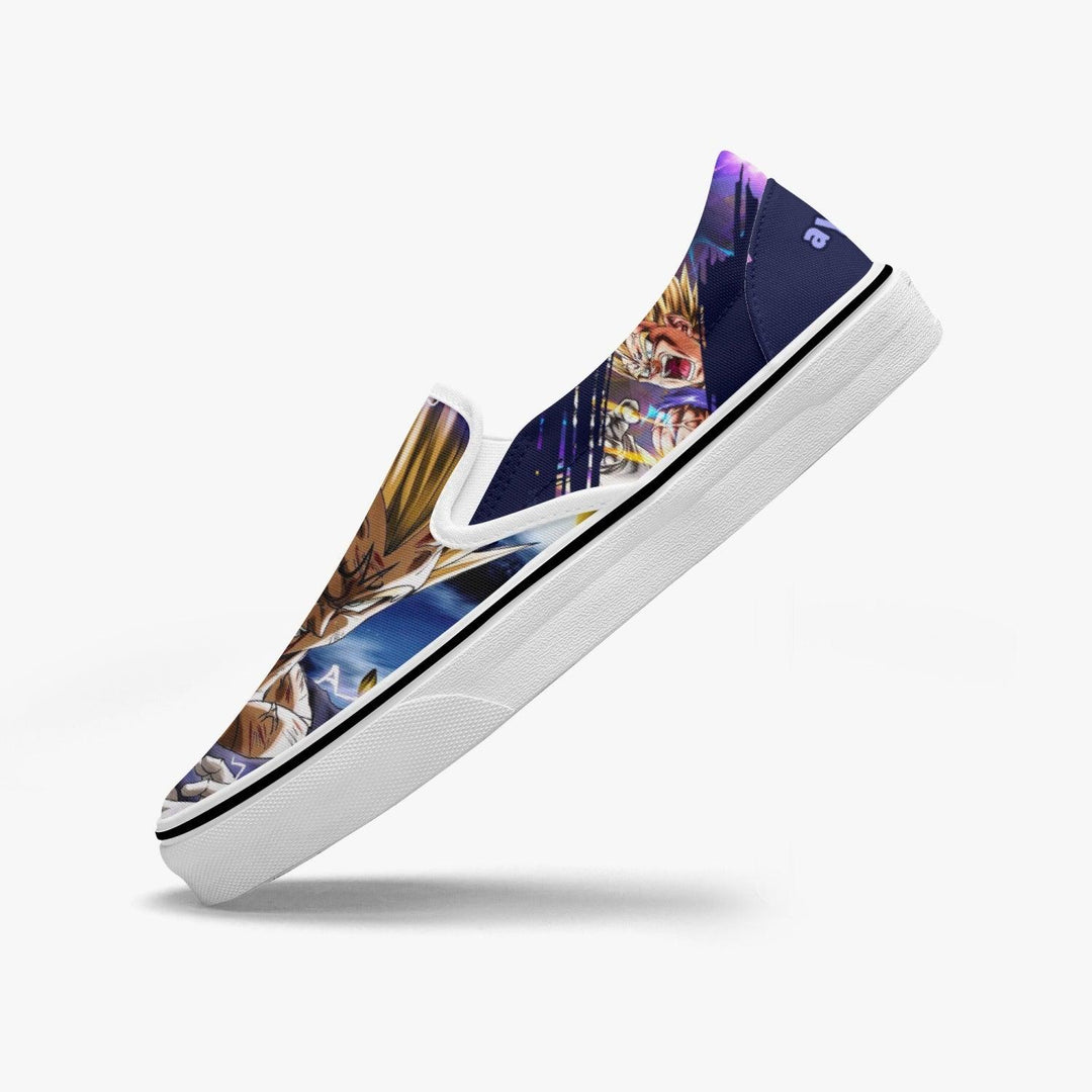 Dragonball Z Majim Vegeta Slip Ons Anime Shoes _ Dragonball Z _ Ayuko