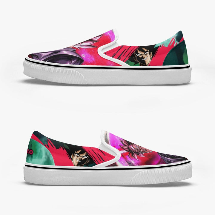 Dragonball Z Goku Black Slip Ons Anime Shoes _ Dragonball Z _ Ayuko