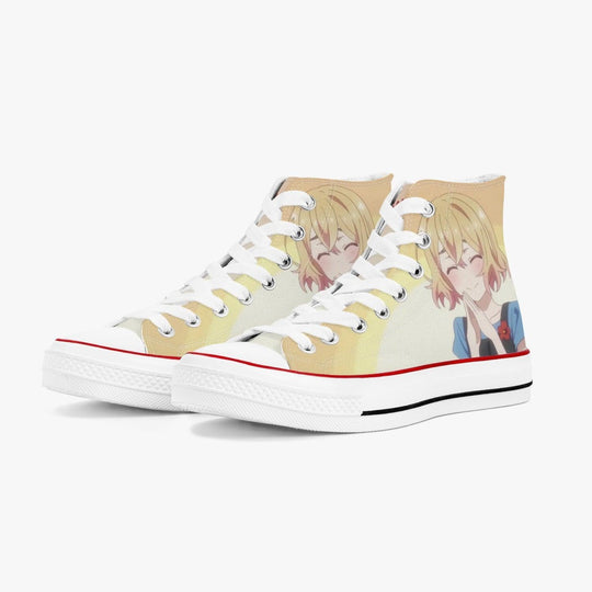 Rent A Girlfriend Mami Nanami A-Star High White Anime Shoes _ Rent A Girlfriend _ Ayuko