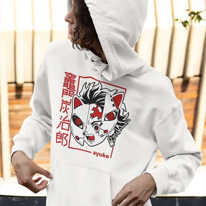 Tanjiro Demon Slayer Mask Hoodie